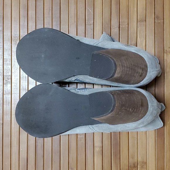 DIBA, Women's Gray Suede Sandra Slouchy Heeled Booties, Various Sizes, NWOT - Picture 6 of 12